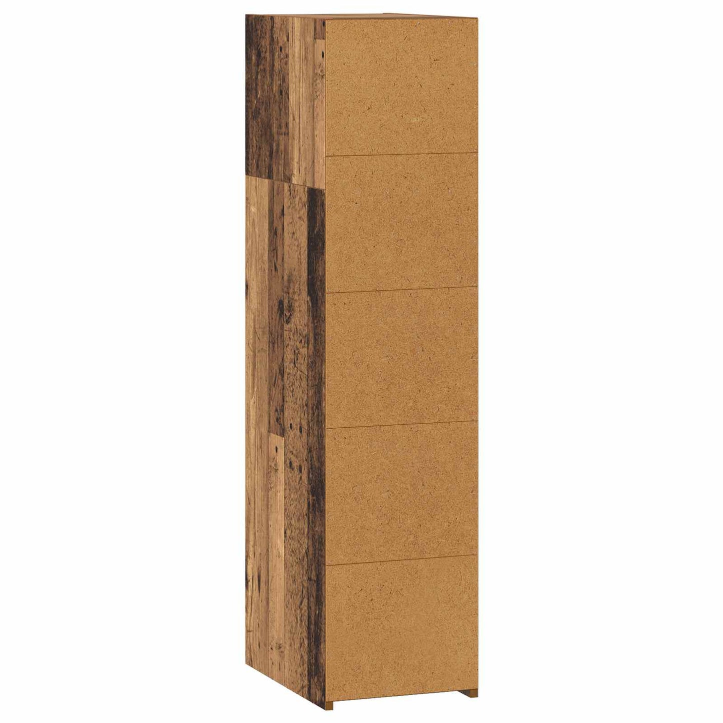 Hoge kast Oud hout 30 x 41 x 124 cm Bewerkt hout