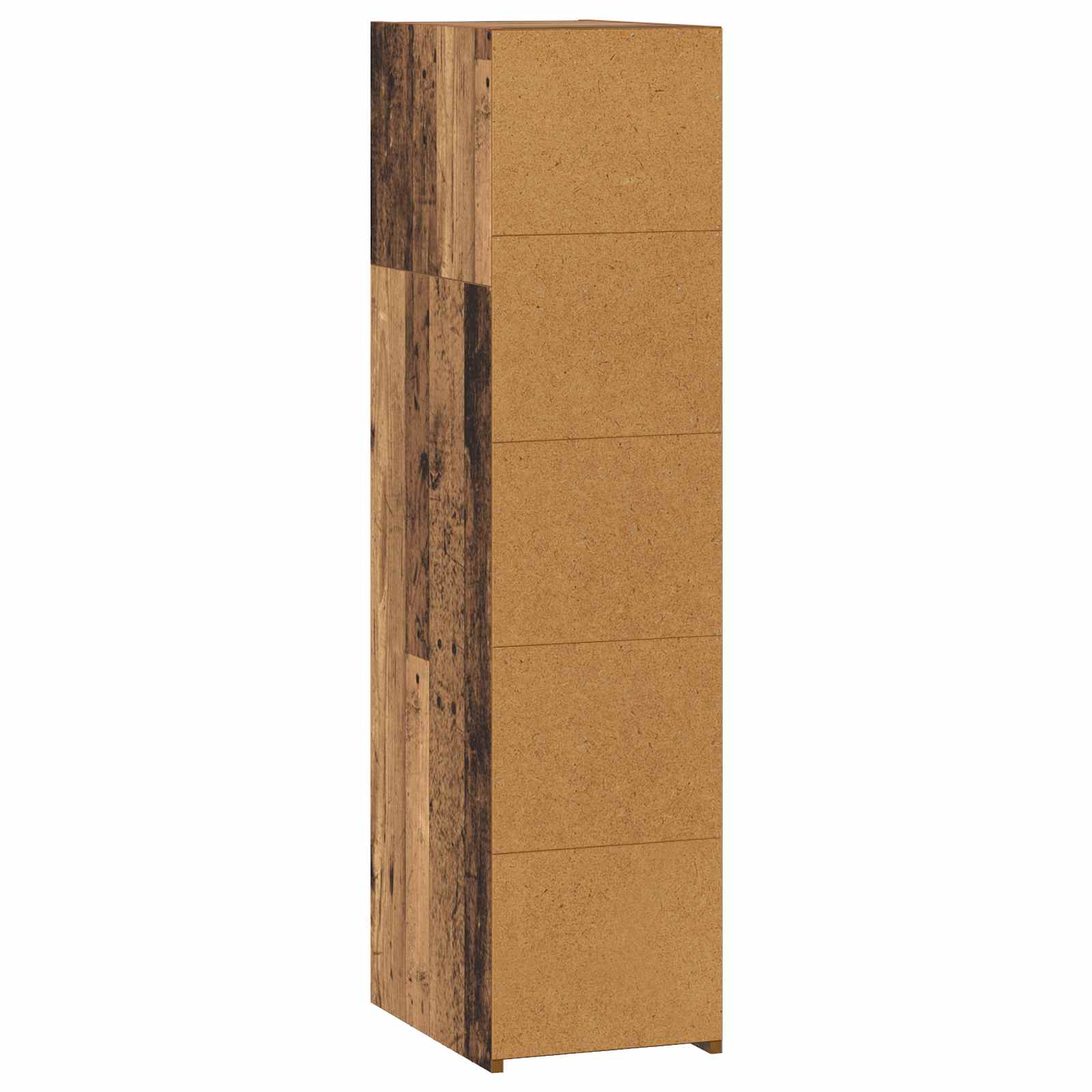 Hoge kast Oud hout 30 x 41 x 124 cm Bewerkt hout