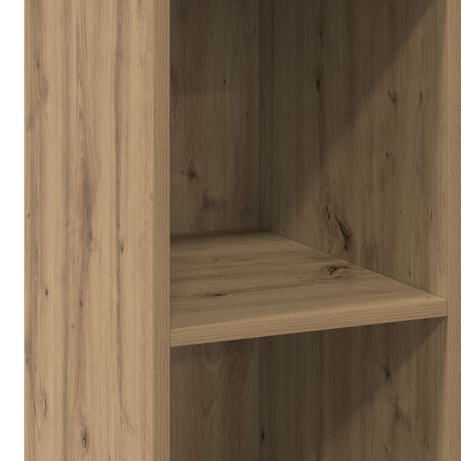 Hoge kast Artisanaal eiken 30 x 41 x 124 cm Bewerkt hout