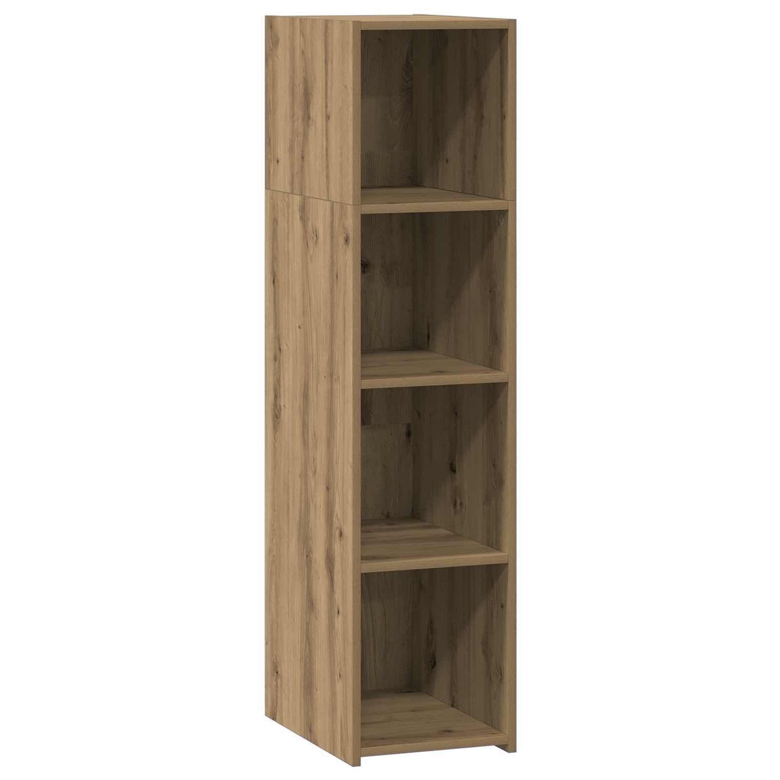 Hoge kast Artisanaal eiken 30 x 41 x 124 cm Bewerkt hout