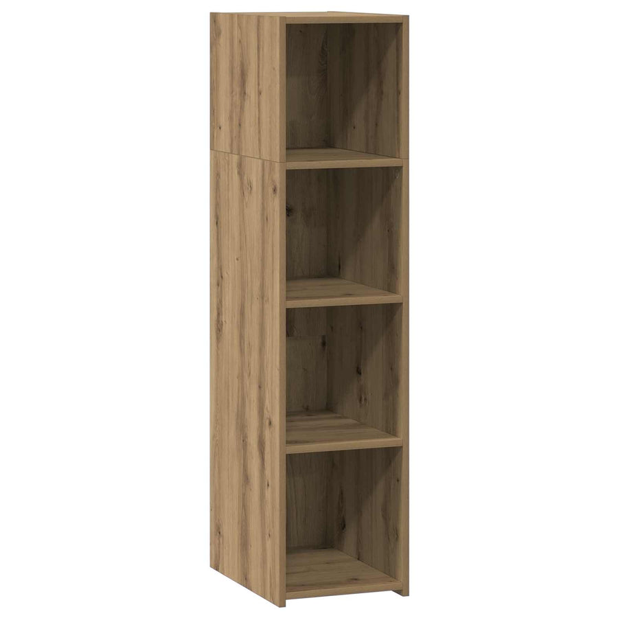 Hoge kast Artisanaal eiken 30 x 41 x 124 cm Bewerkt hout