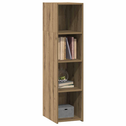 Hoge kast Artisanaal eiken 30 x 41 x 124 cm Bewerkt hout