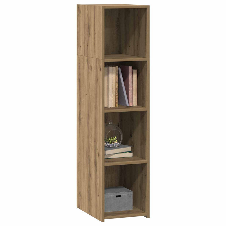 Hoge kast Artisanaal eiken 30 x 41 x 124 cm Bewerkt hout