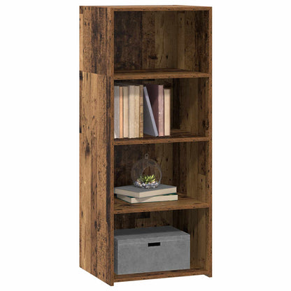 Hoge kast Oud hout 50 x 41 x 124 cm Bewerkt hout