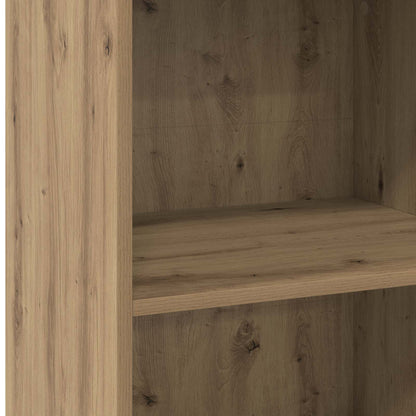 Hoge kast Artisanaal eiken 50 x 41 x 124 cm Bewerkt hout