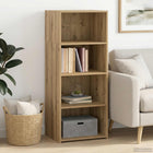 Hoge kast Artisanaal eiken 50 x 41 x 124 cm Bewerkt hout