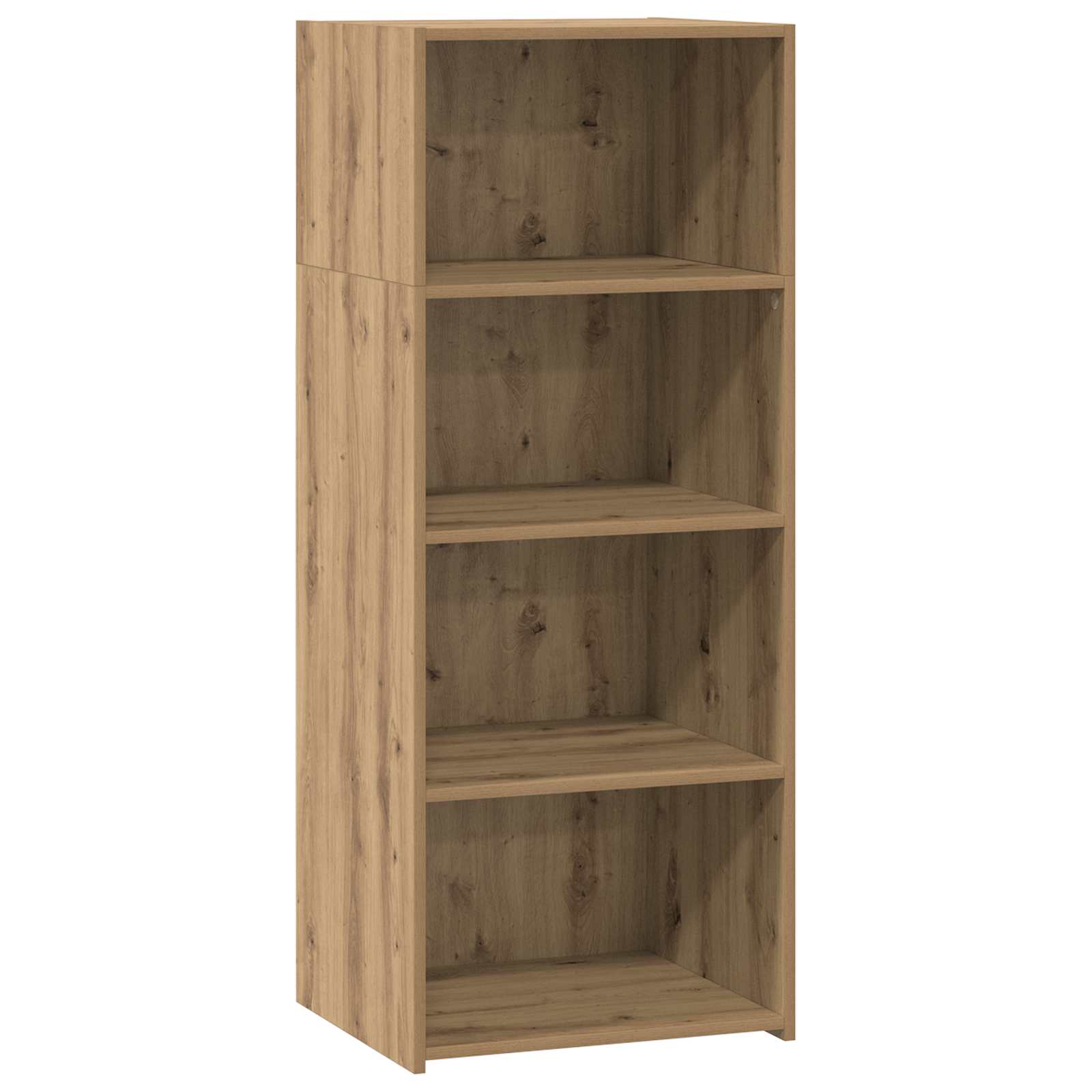 Hoge kast Artisanaal eiken 50 x 41 x 124 cm Bewerkt hout
