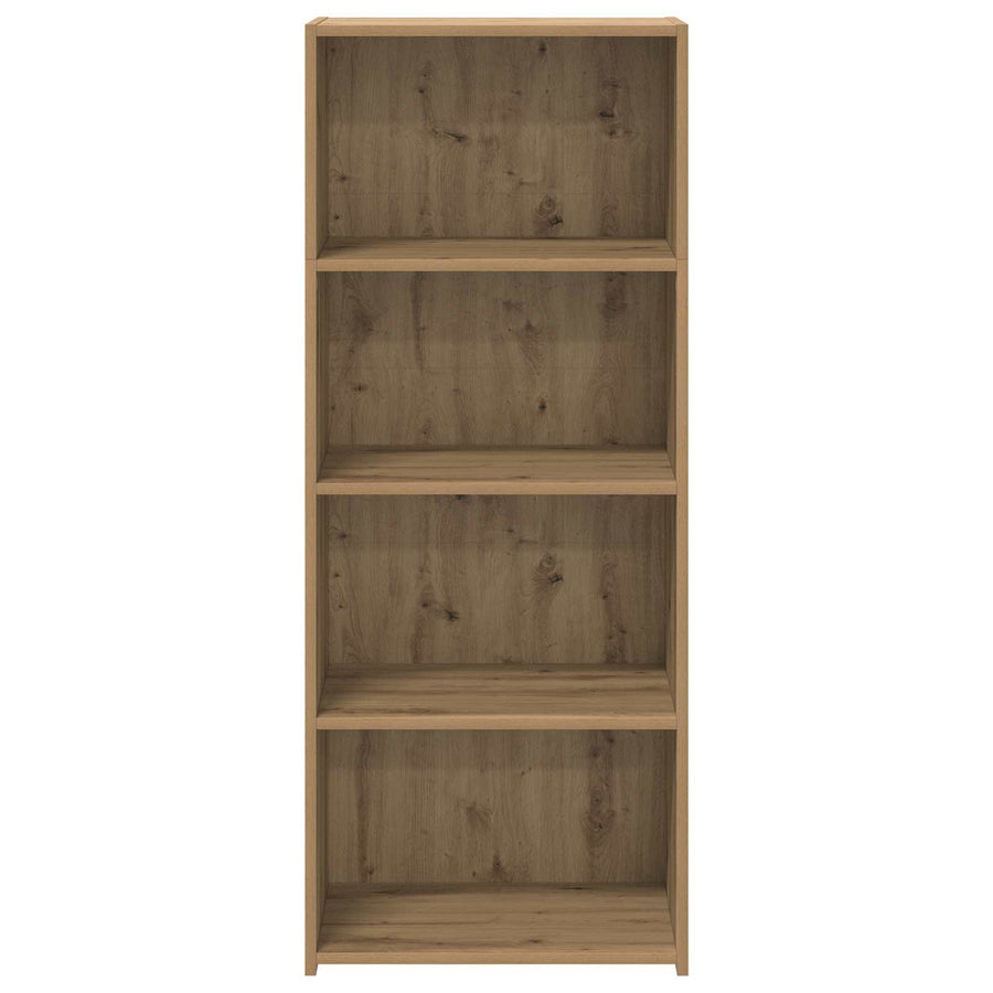Hoge kast Artisanaal eiken 50 x 41 x 124 cm Bewerkt hout