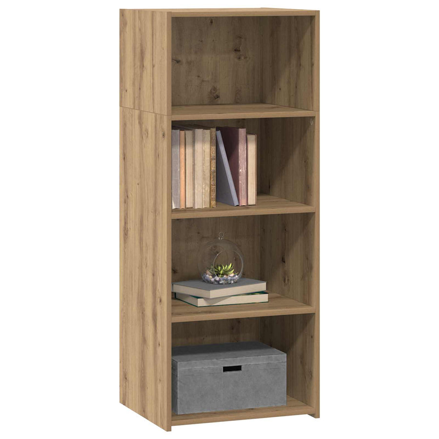 Hoge kast Artisanaal eiken 50 x 41 x 124 cm Bewerkt hout