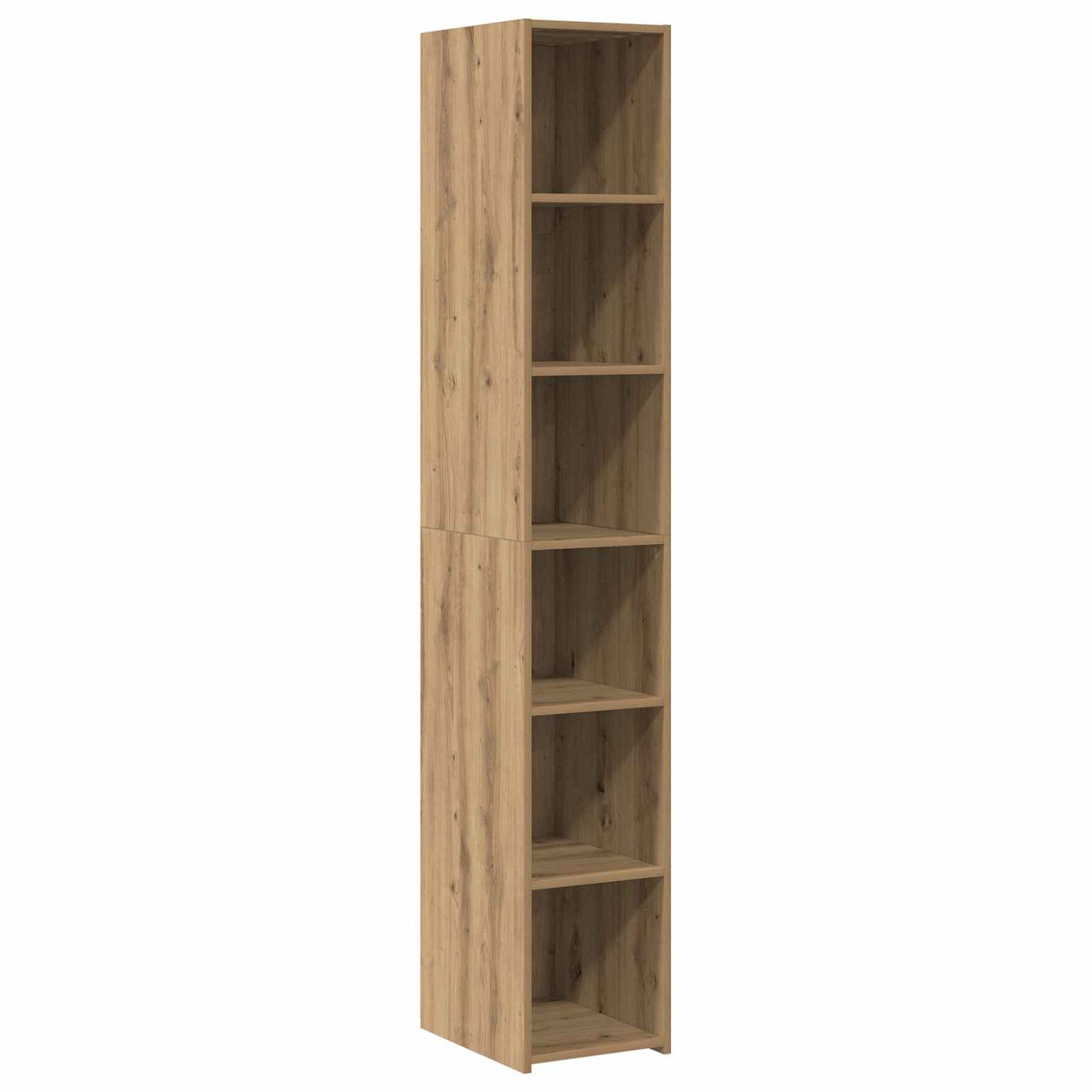 Hoge kast Artisanaal eiken 30 x 41 x 185 cm Bewerkt hout