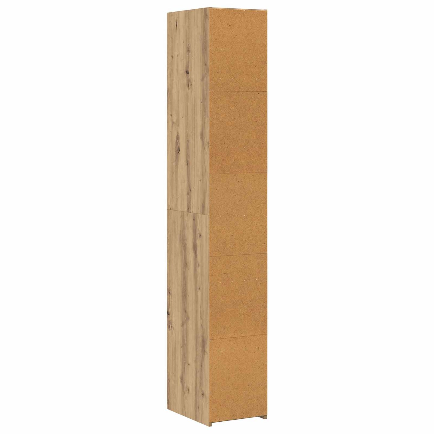 Hoge kast Artisanaal eiken 30 x 41 x 185 cm Bewerkt hout