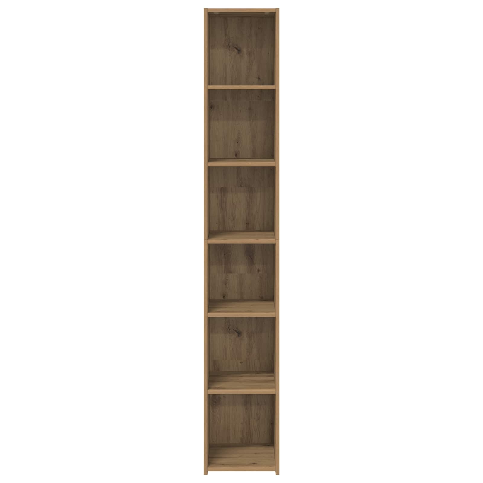 Hoge kast Artisanaal eiken 30 x 41 x 185 cm Bewerkt hout