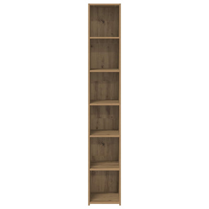 Hoge kast Artisanaal eiken 30 x 41 x 185 cm Bewerkt hout