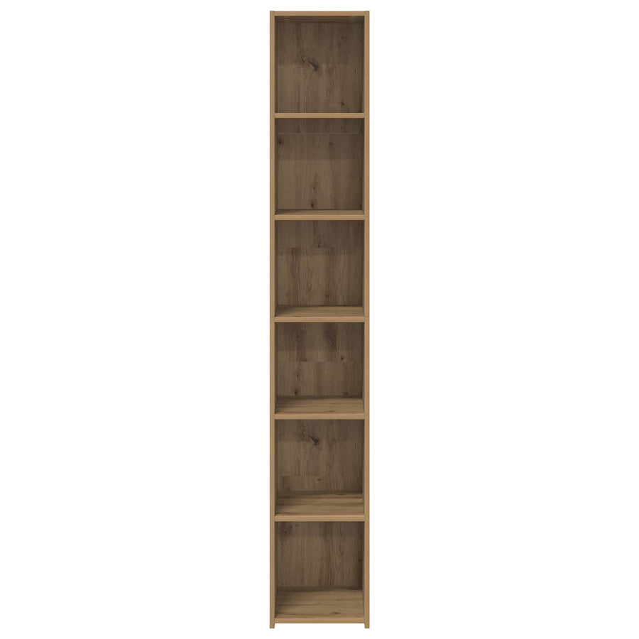 Hoge kast Artisanaal eiken 30 x 41 x 185 cm Bewerkt hout