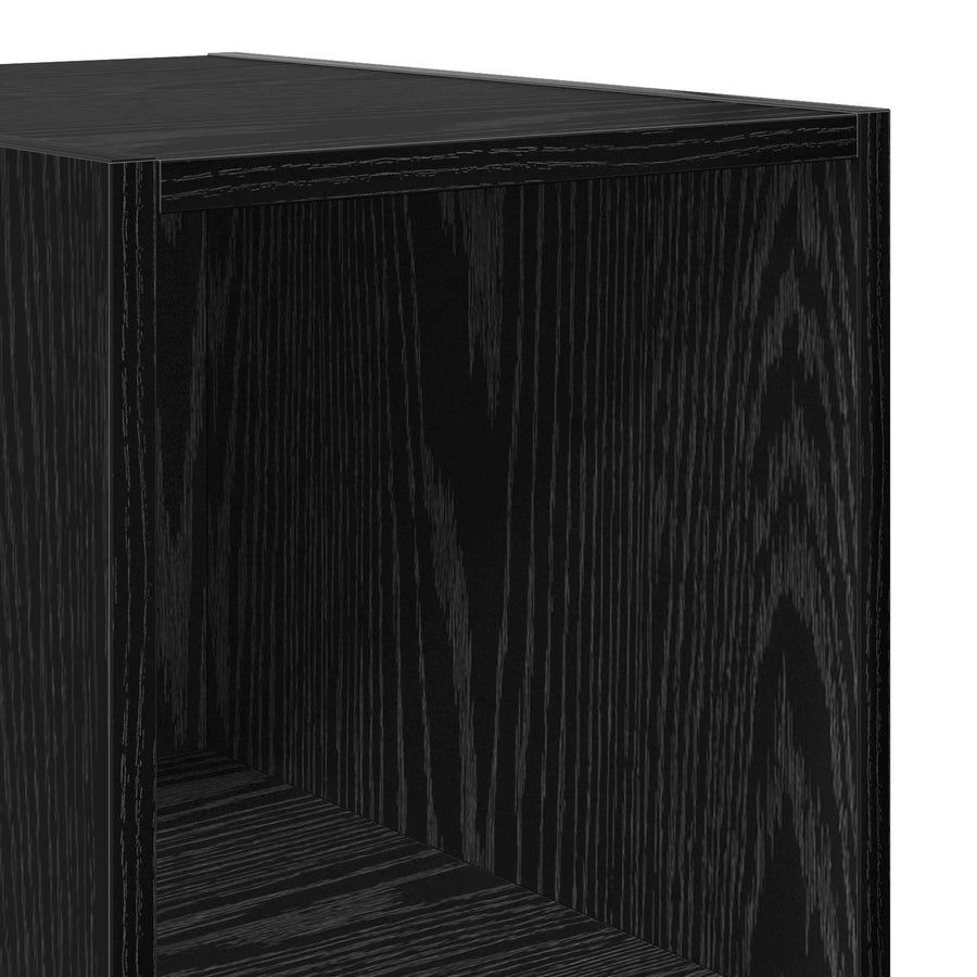 Hoge kast Zwart eiken 30 x 41 x 185 cm Bewerkt hout