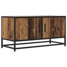 TV-kast 80 x 34,5 x 40 cm Oud hout Bewerkt hout