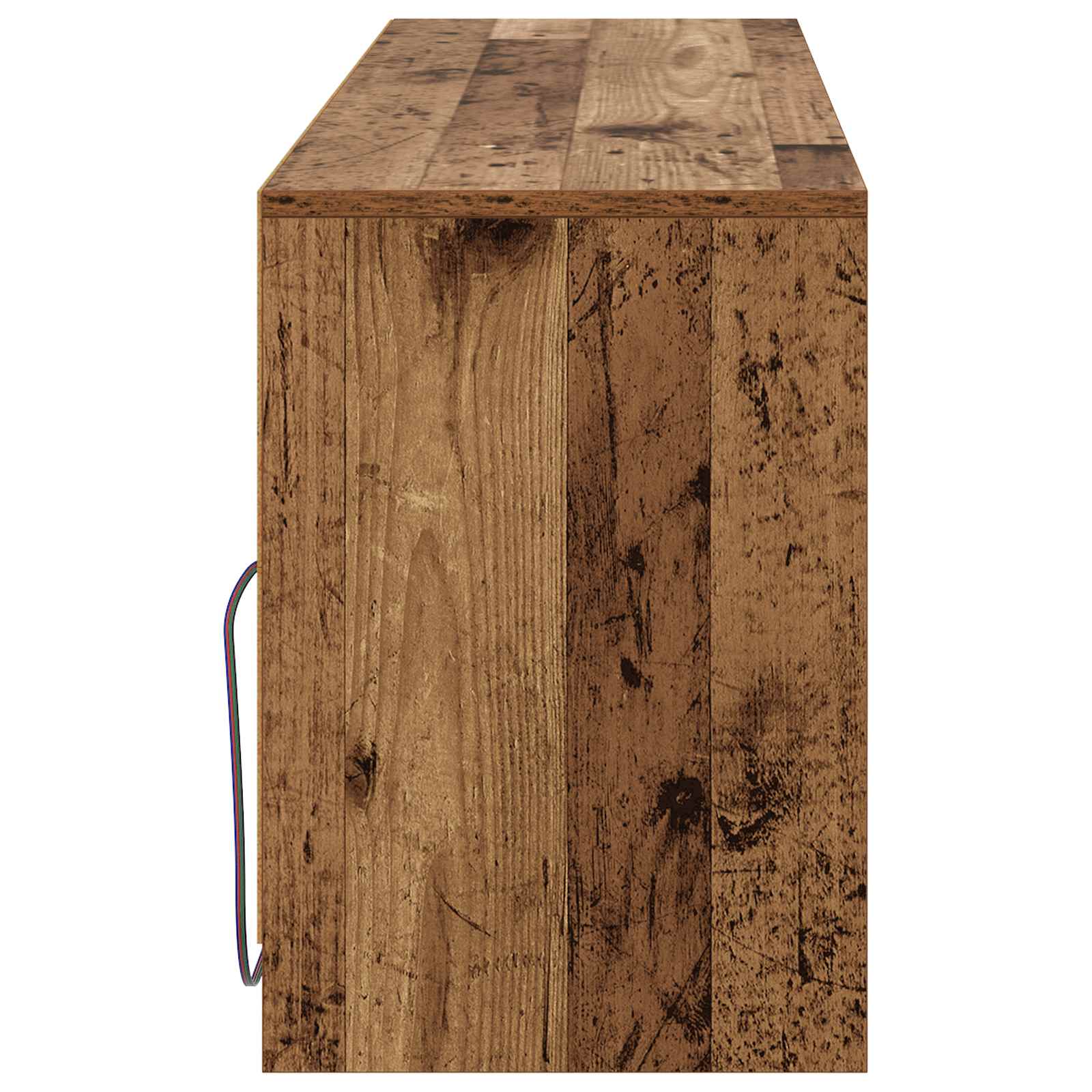 TV-kast 100 x 34 x 50 cm Oud hout Bewerkt hout