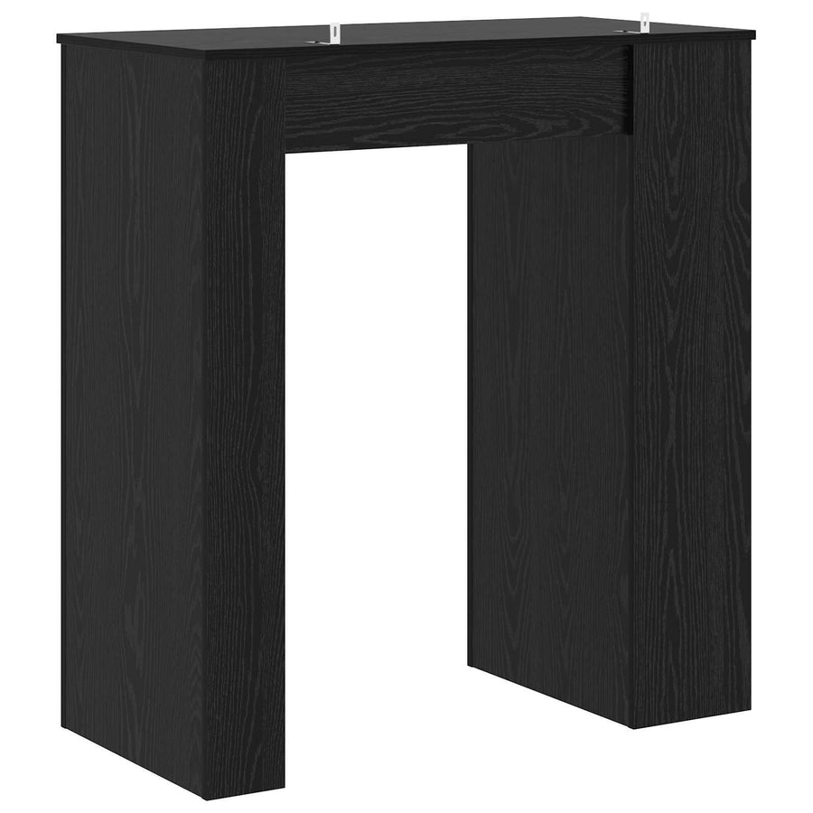 Bartafel 95 x 47 x 103,5 cm Bewerkt hout Zwart eiken