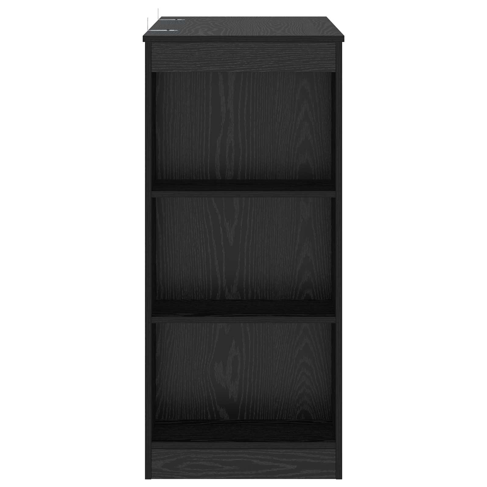 Bartafel 95 x 47 x 103,5 cm Bewerkt hout Zwart eiken