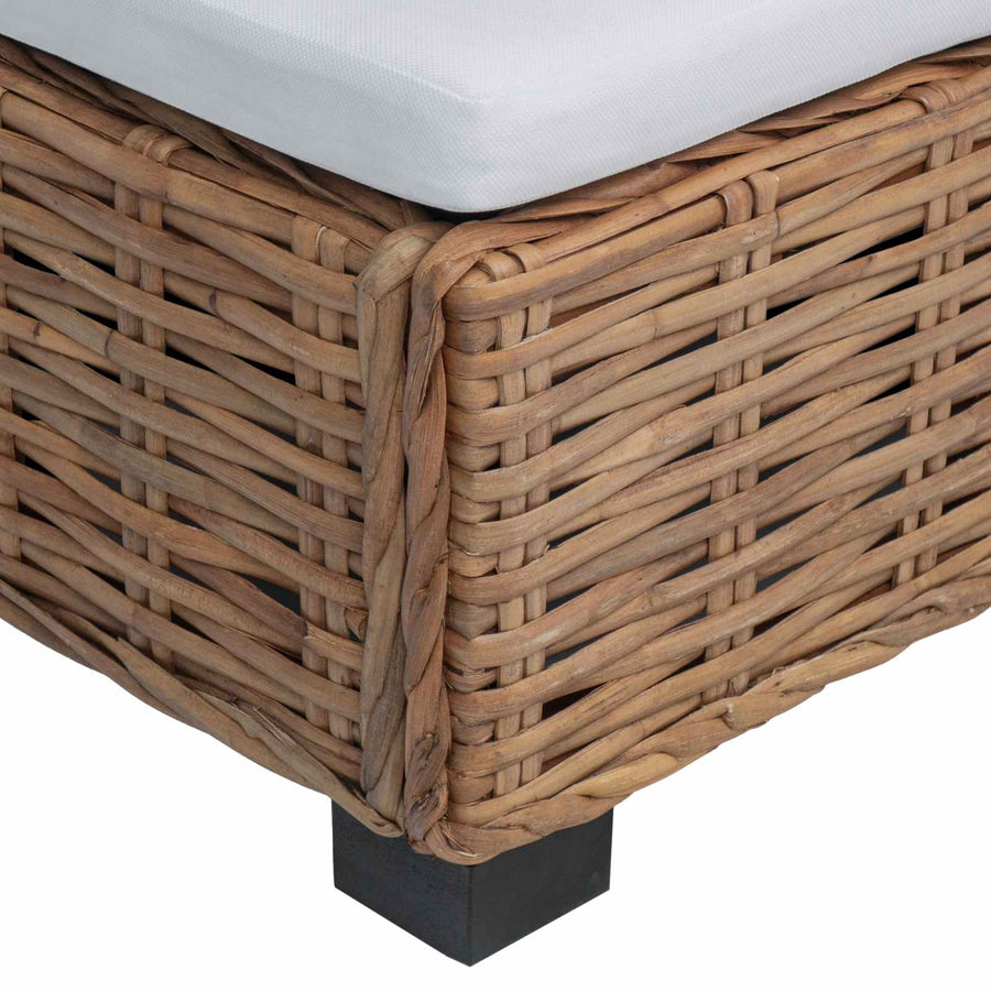 Voetensteun met Kussen GENDT Natuurlijk rattan Naturel