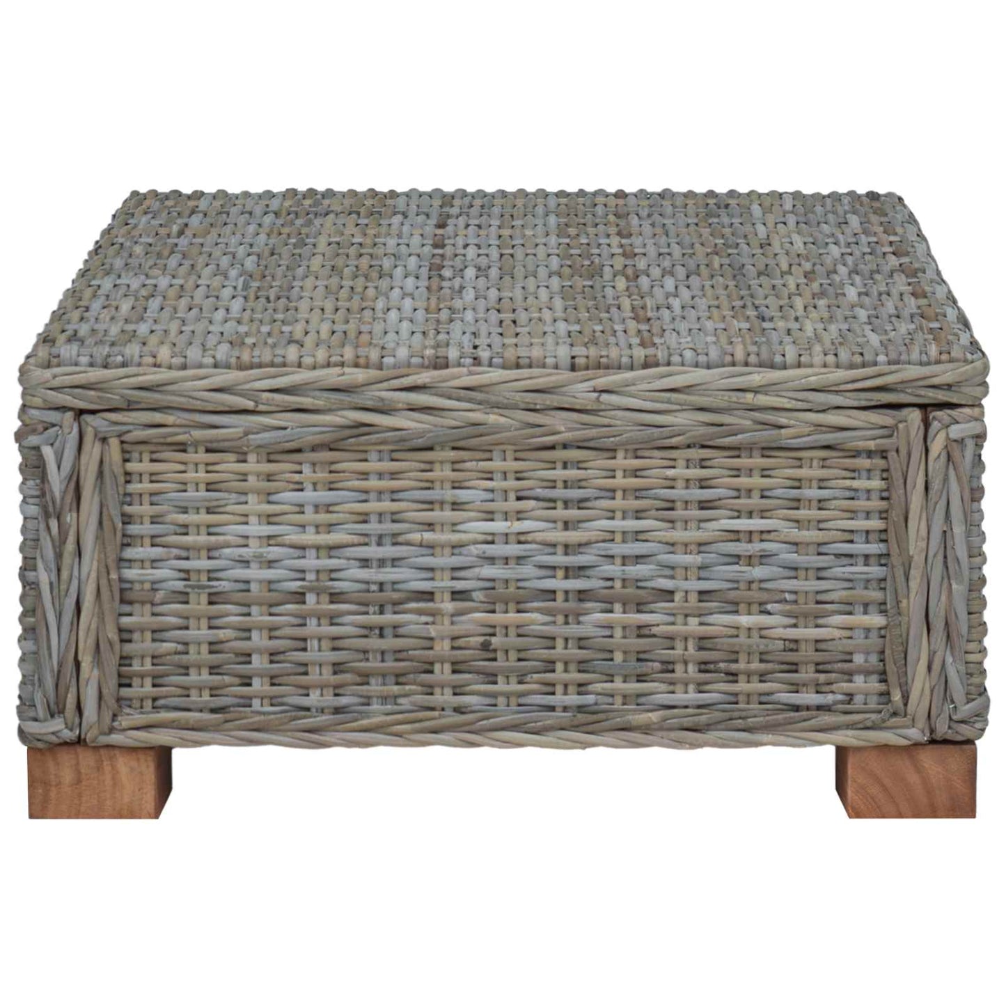 Salontafel GENDT Natuurlijk rattan Kubu grijs 67 x 60 x 30 cm