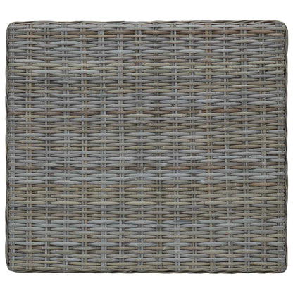 Salontafel GENDT Natuurlijk rattan Kubu grijs 67 x 60 x 30 cm