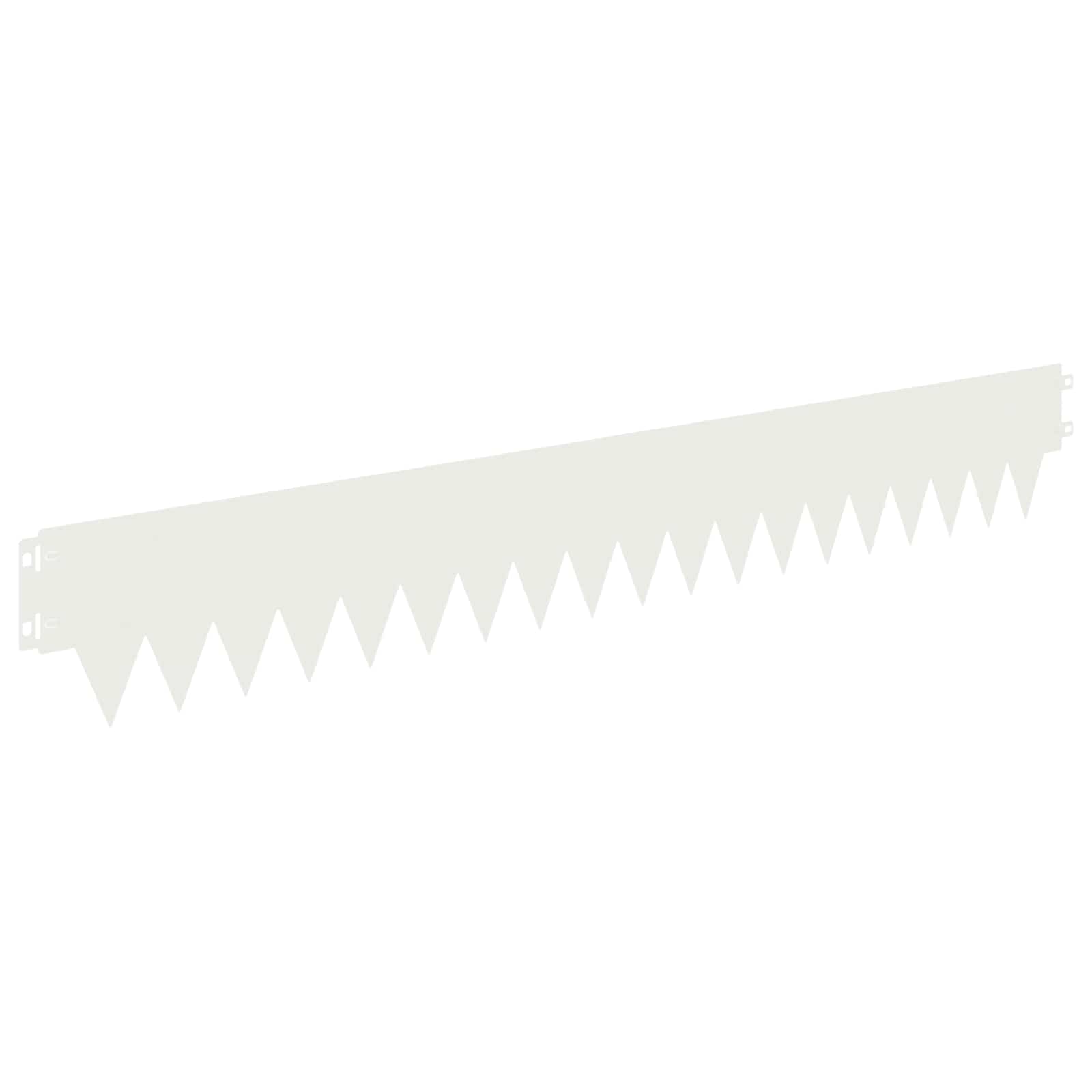 Tuinrand 30 pcs 103 x 15 cm metaal Wit