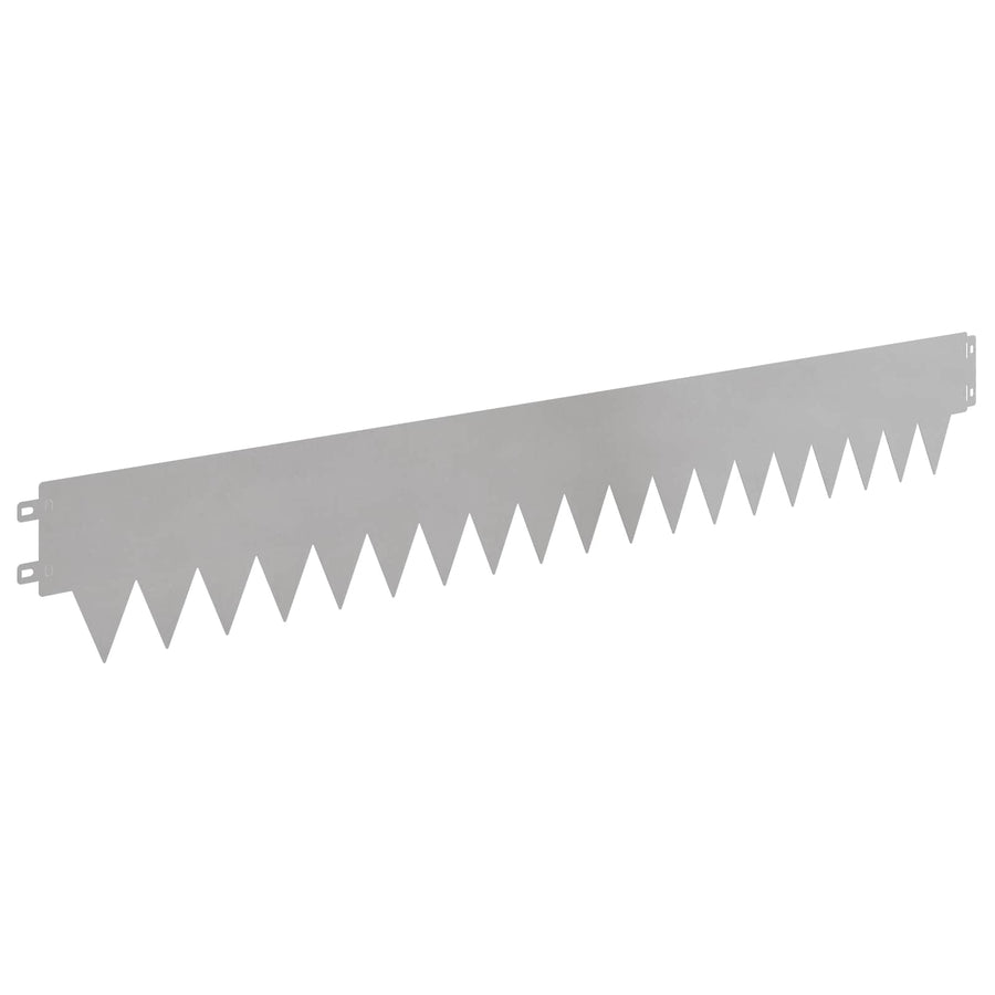 Tuinrand 50 pcs 103 x 15 cm metaal Zilverkleurig