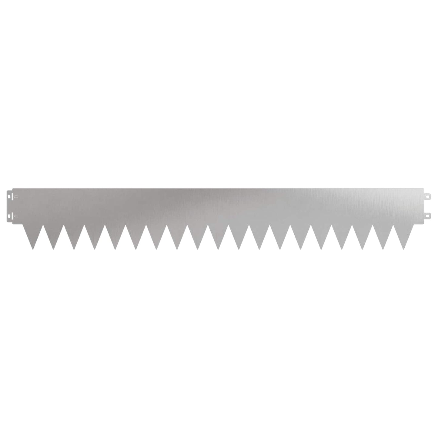 Tuinrand 50 pcs 103 x 15 cm metaal Zilverkleurig