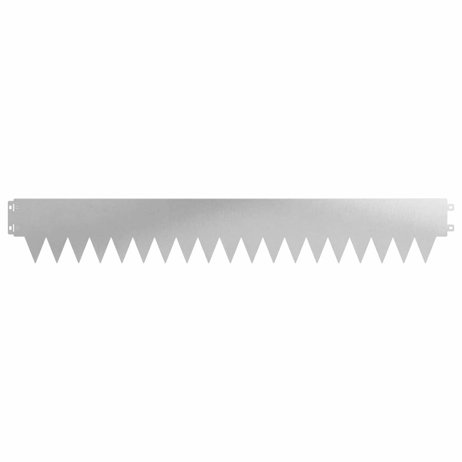 Tuinrand 50 pcs 103 x 15 cm metaal Zilverkleurig