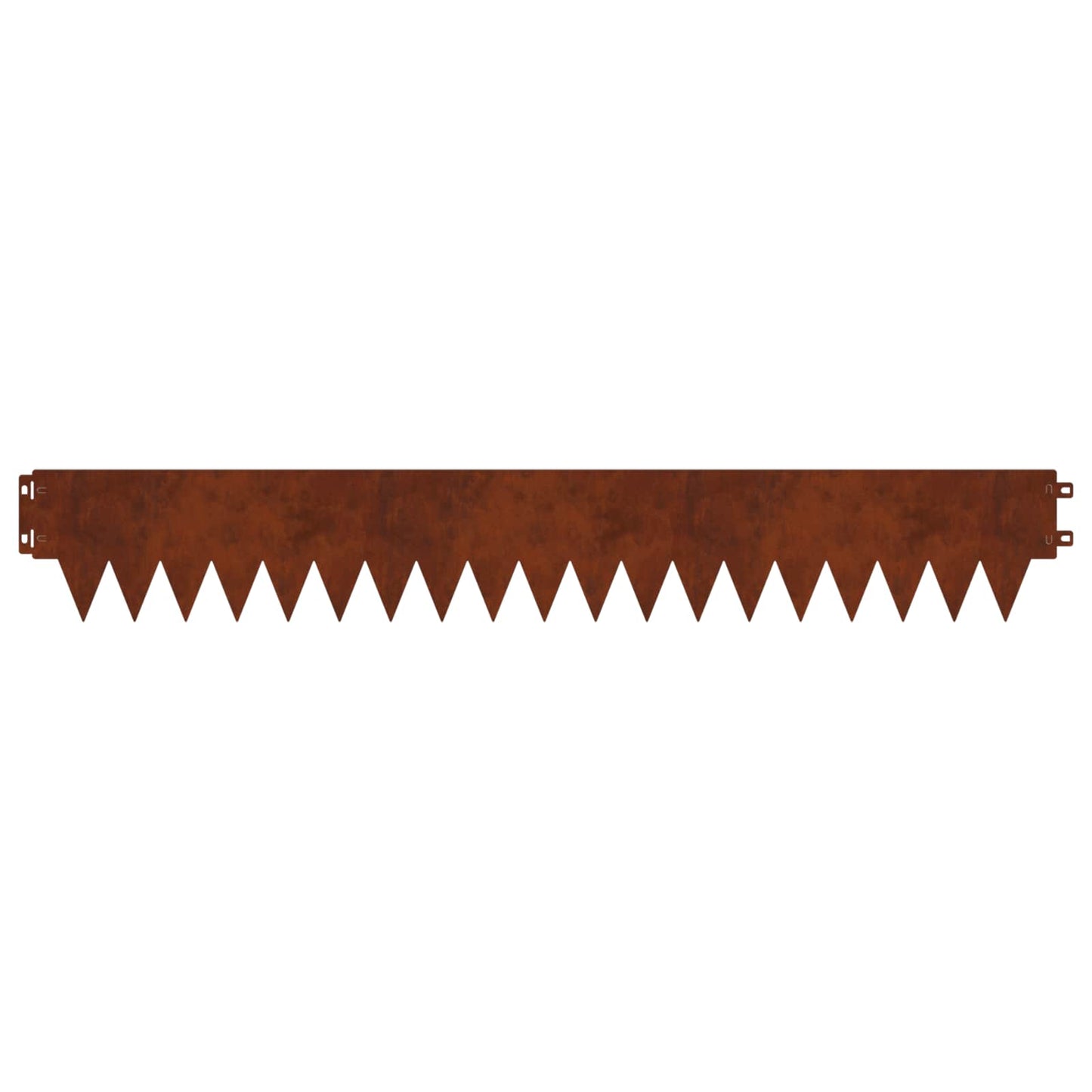 Tuinrand 20 pcs 103 x 15 cm metaal Roestig