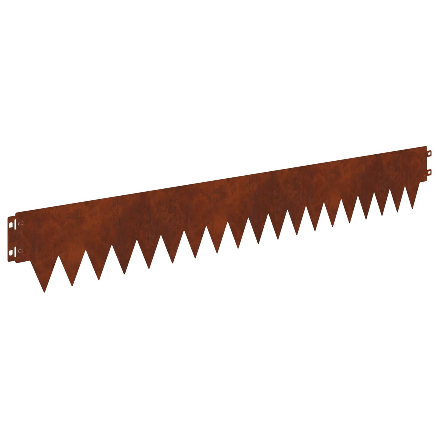 Tuinrand 30 pcs 103 x 15 cm metaal Roestig