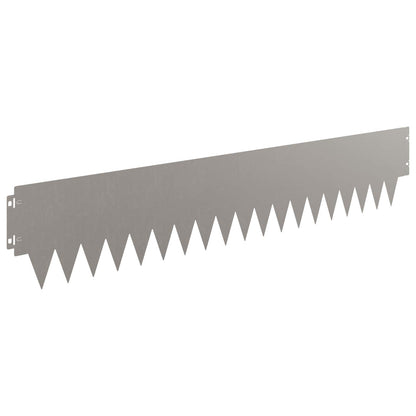 Tuinrand 10 pcs 103 x 20 cm metaal Roestig