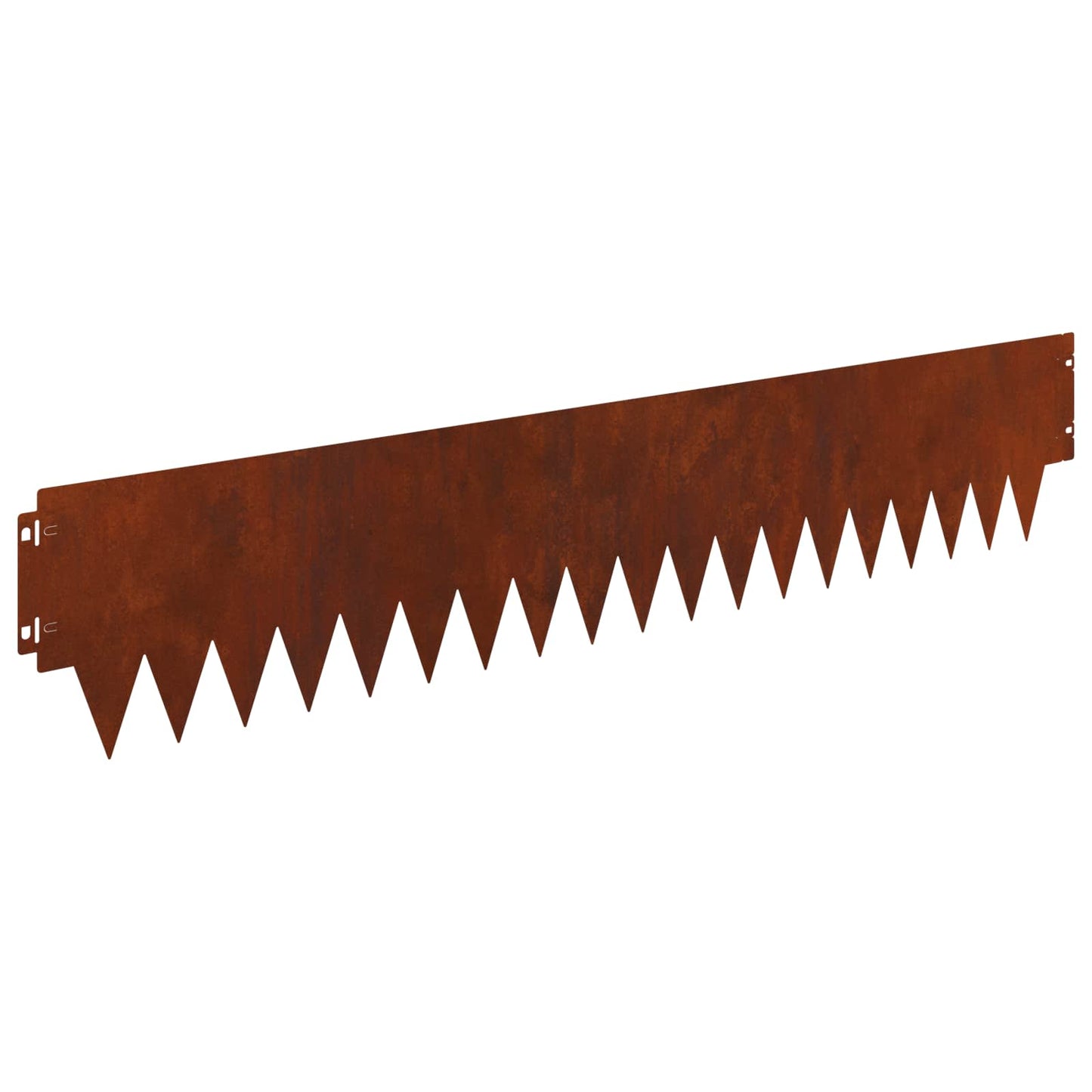 Tuinrand 30 pcs 103 x 20 cm metaal Roestig