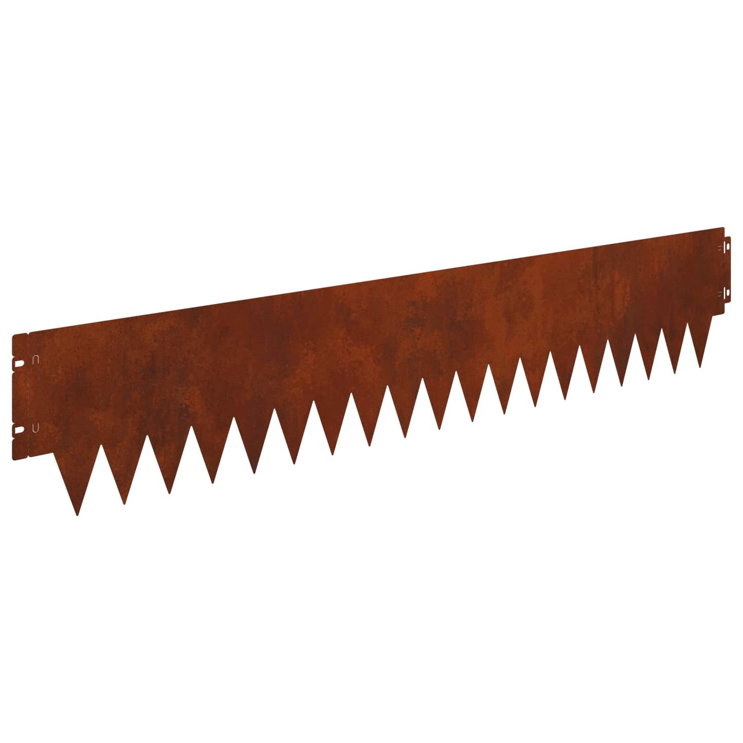 Tuinrand 30 pcs 103 x 20 cm metaal Roestig