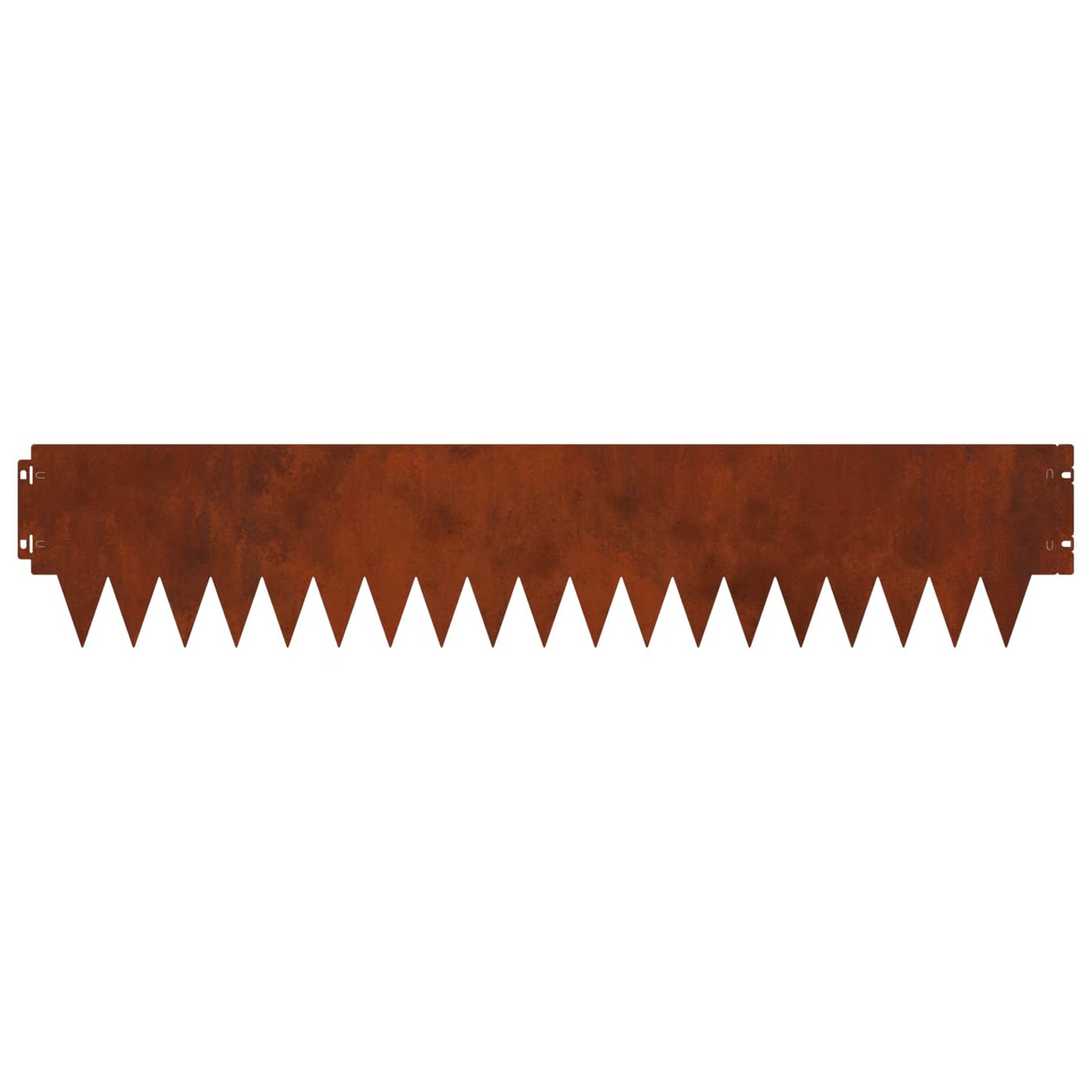 Tuinrand 30 pcs 103 x 20 cm metaal Roestig