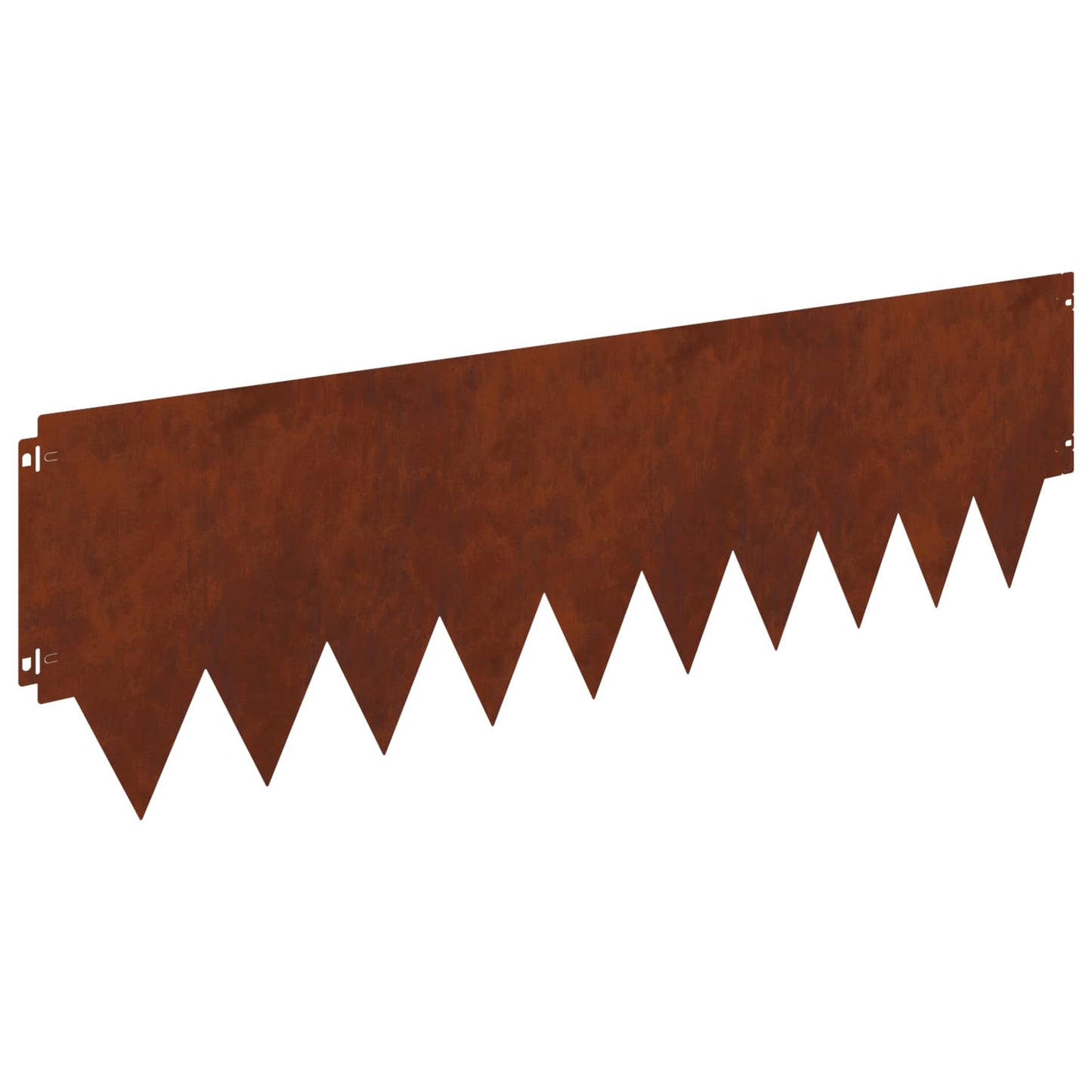 Tuinrand 20 pcs 103 x 30 cm metaal Roestig