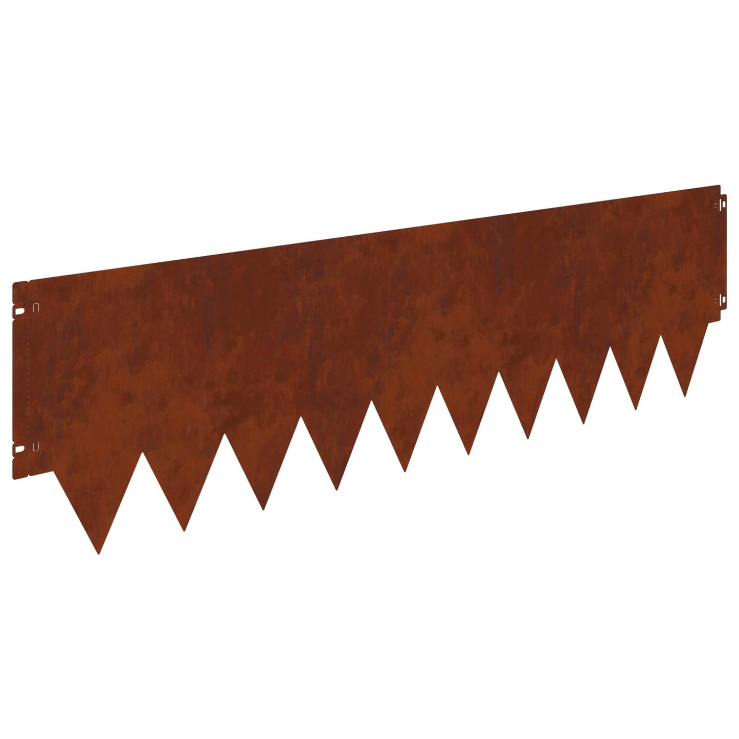 Tuinrand 20 pcs 103 x 30 cm metaal Roestig