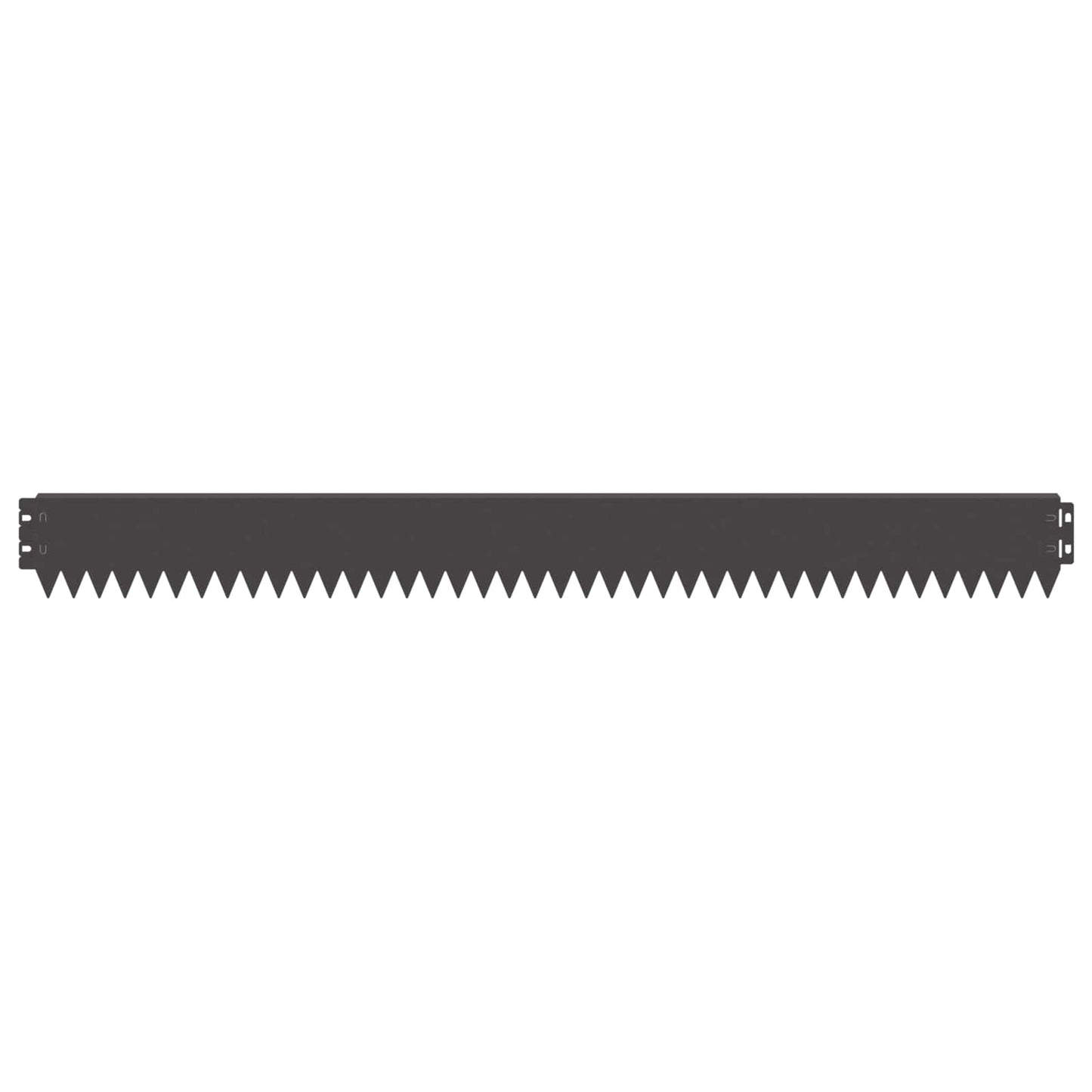 Gazonrand 50 pcs 103 x 10 cm Staal Zwart