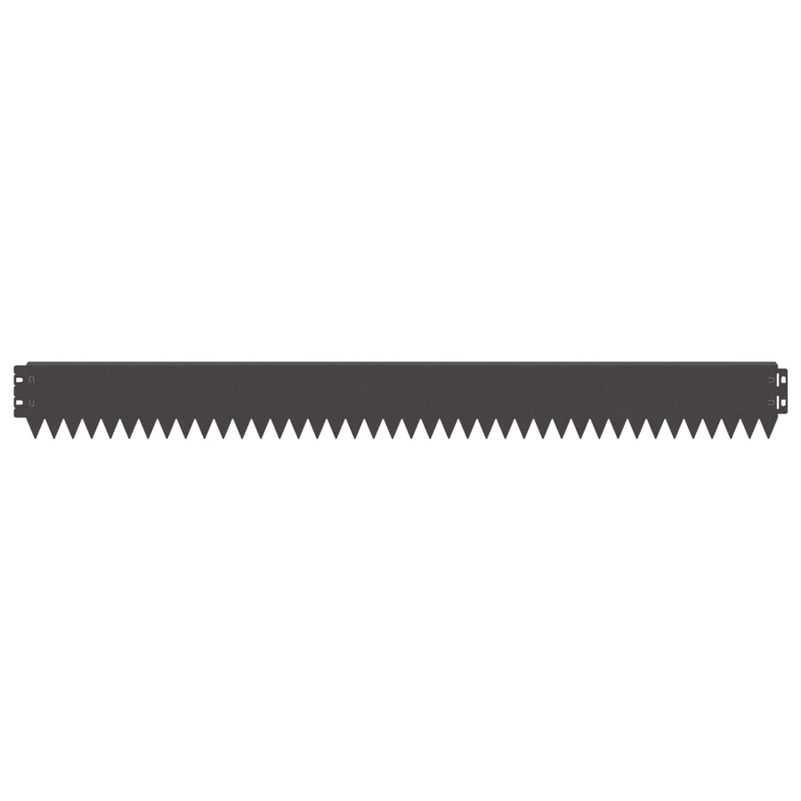 Gazonrand 50 pcs 103 x 10 cm Staal Zwart