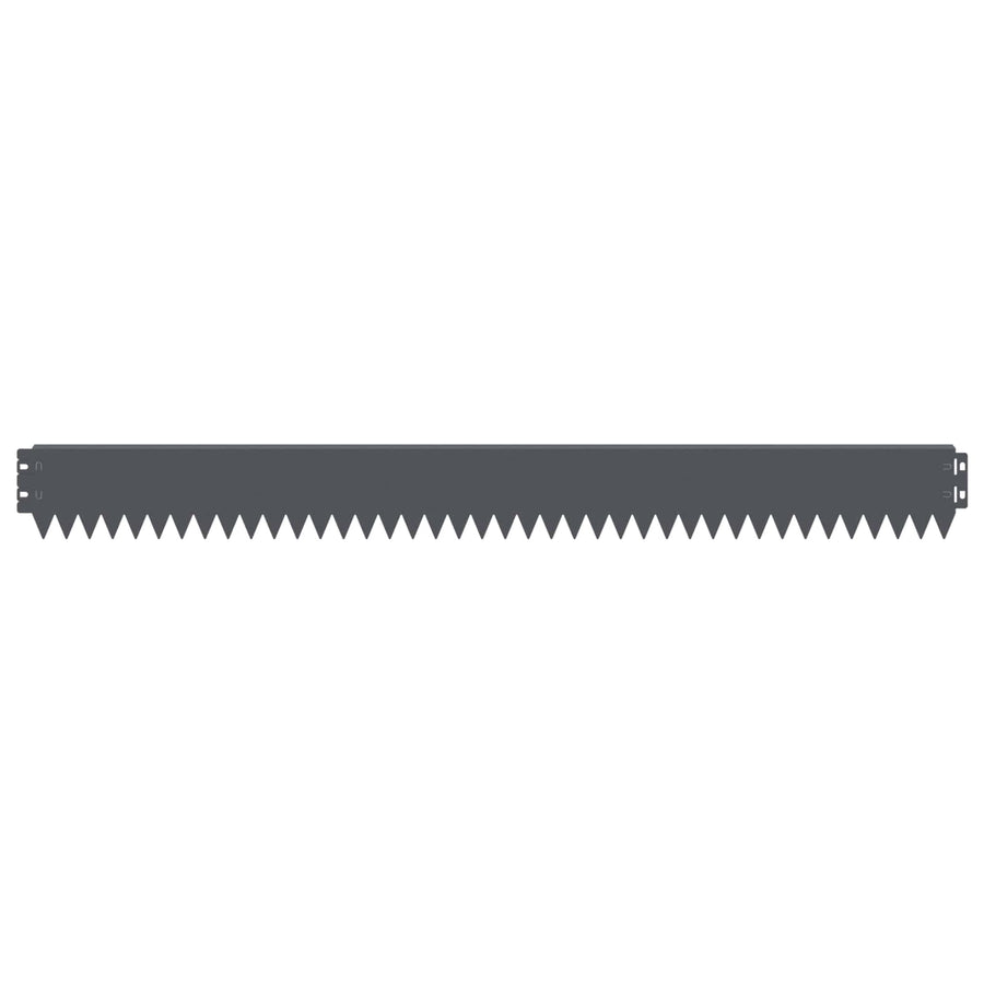 Gazonrand 30 pcs 103 x 10 cm Staal Antracietkleurig