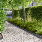 Gazonrand 50 stuks 103x10 cm staal antraciet