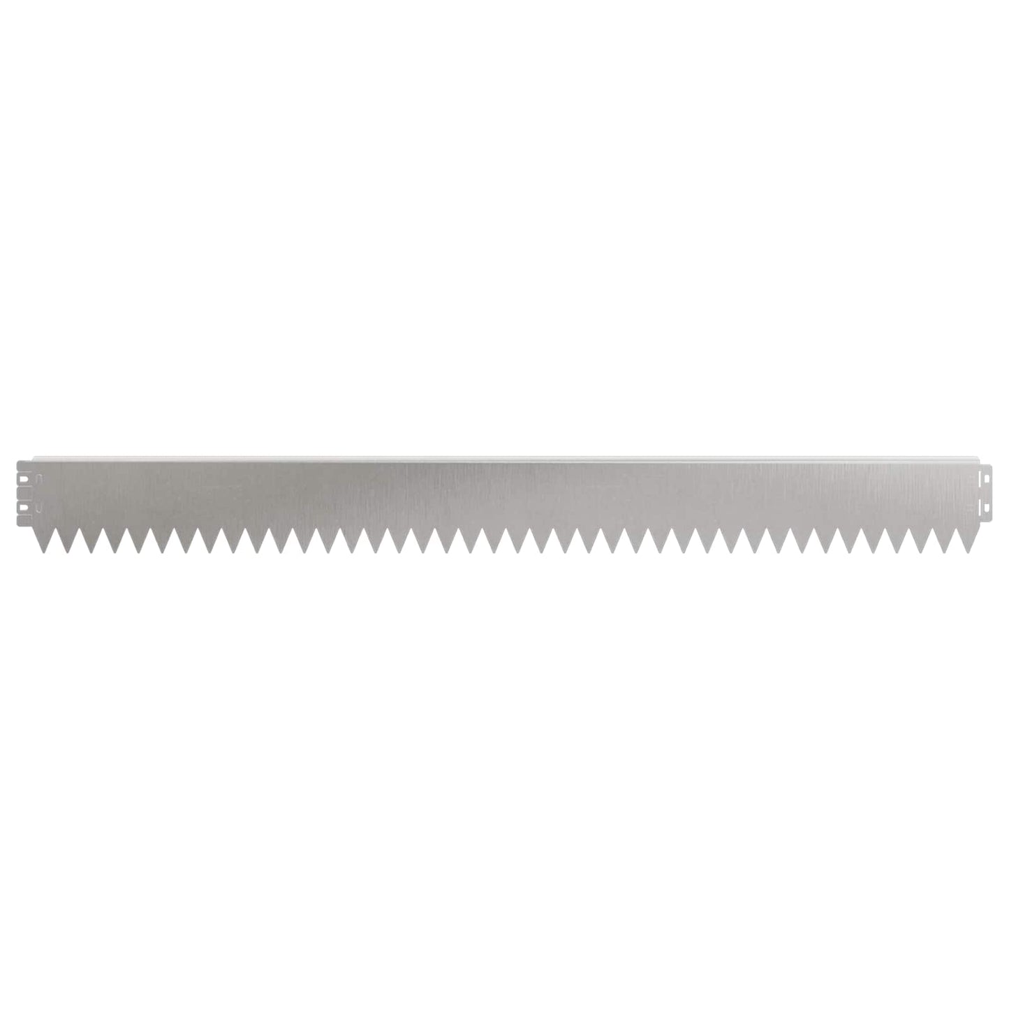 Gazonrand 20 pcs 103 x 10 cm Staal Zilverkleurig