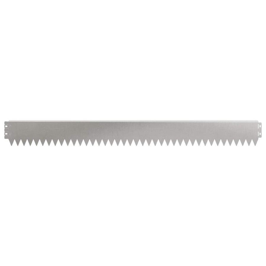 Gazonrand 30 pcs 103 x 10 cm Staal Zilverkleurig