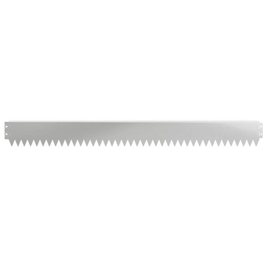 Gazonrand 10 pcs 103 x 10 cm Staal Zilverkleurig