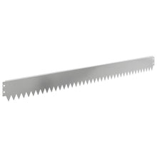 Gazonrand 50 pcs 103 x 10 cm Staal Zilverkleurig