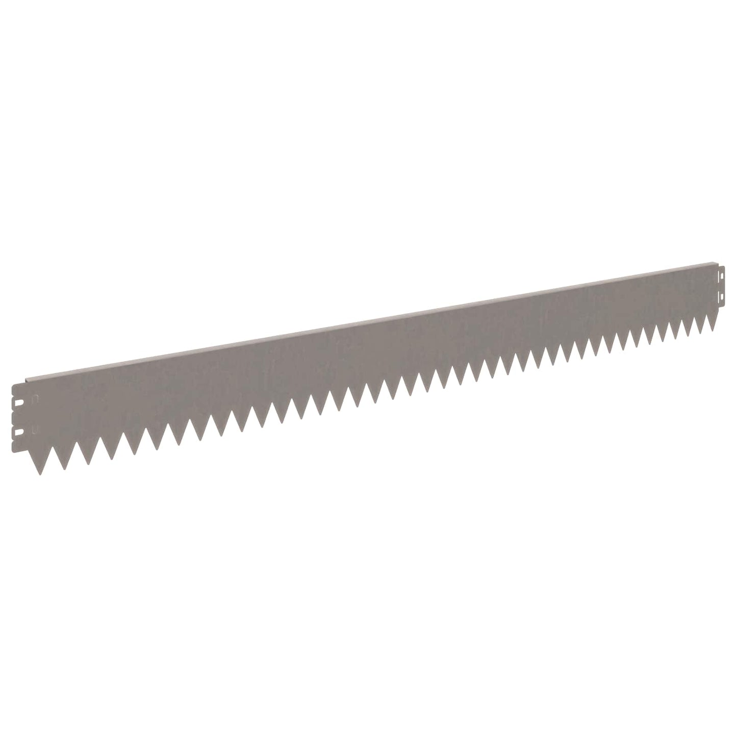 Gazonrand 20 pcs 103 x 10 cm Staal Roestig