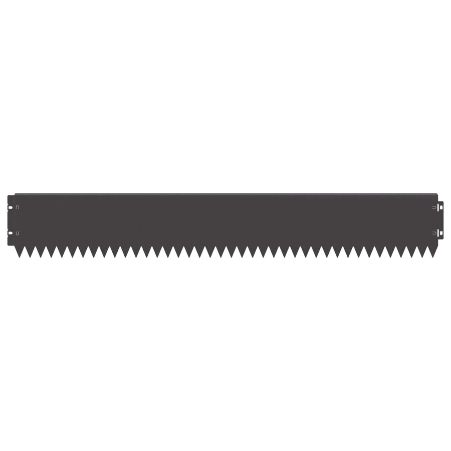 Gazonrand 20 pcs 103 x 15 cm Staal Zwart