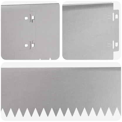 Gazonrand 20 pcs 103 x 15 cm Staal Zilverkleurig