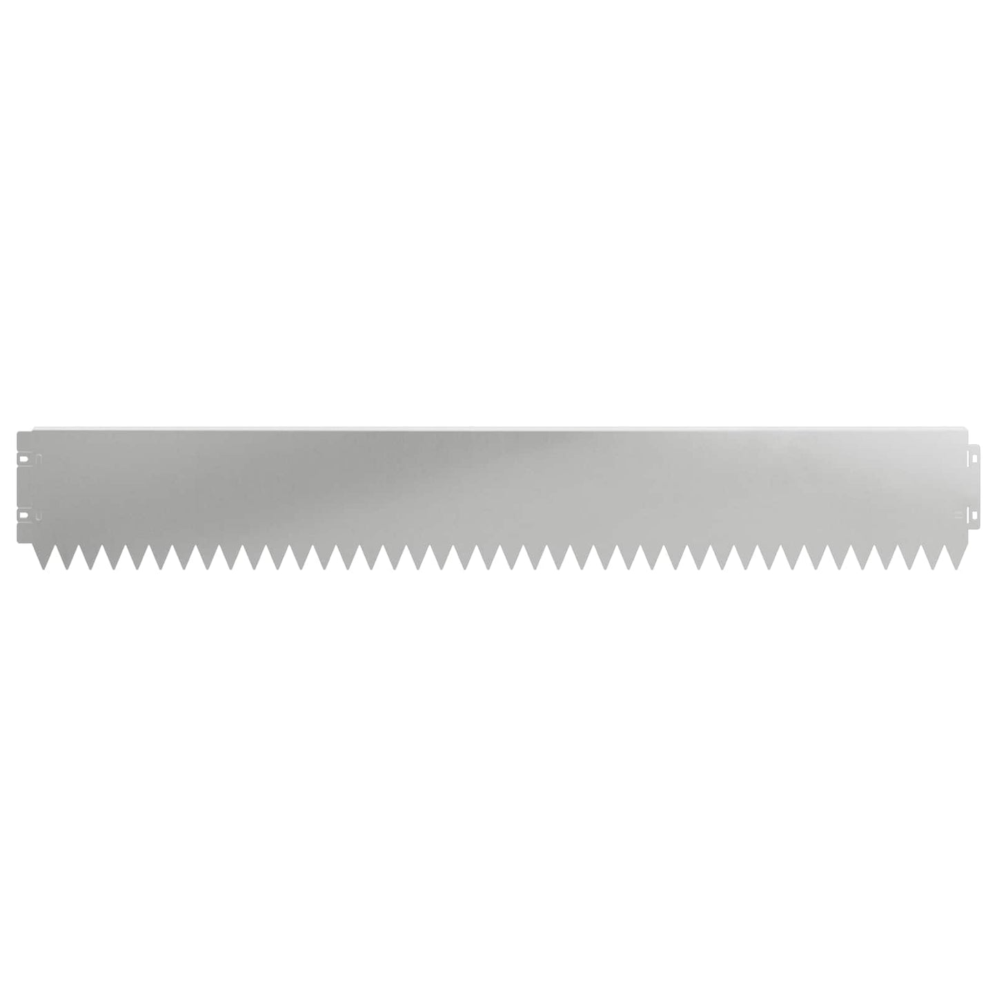 Gazonrand 20 pcs 103 x 15 cm Staal Zilverkleurig